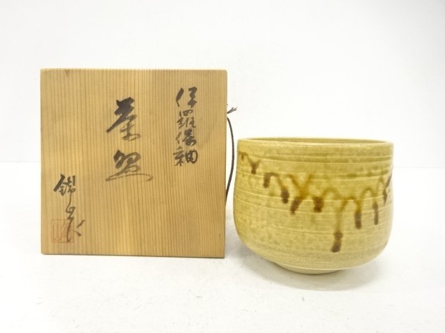 JAPANESE TEA CEREMONY / IRABO GLAZE TEA CHAWAN / ARTISAN WORK